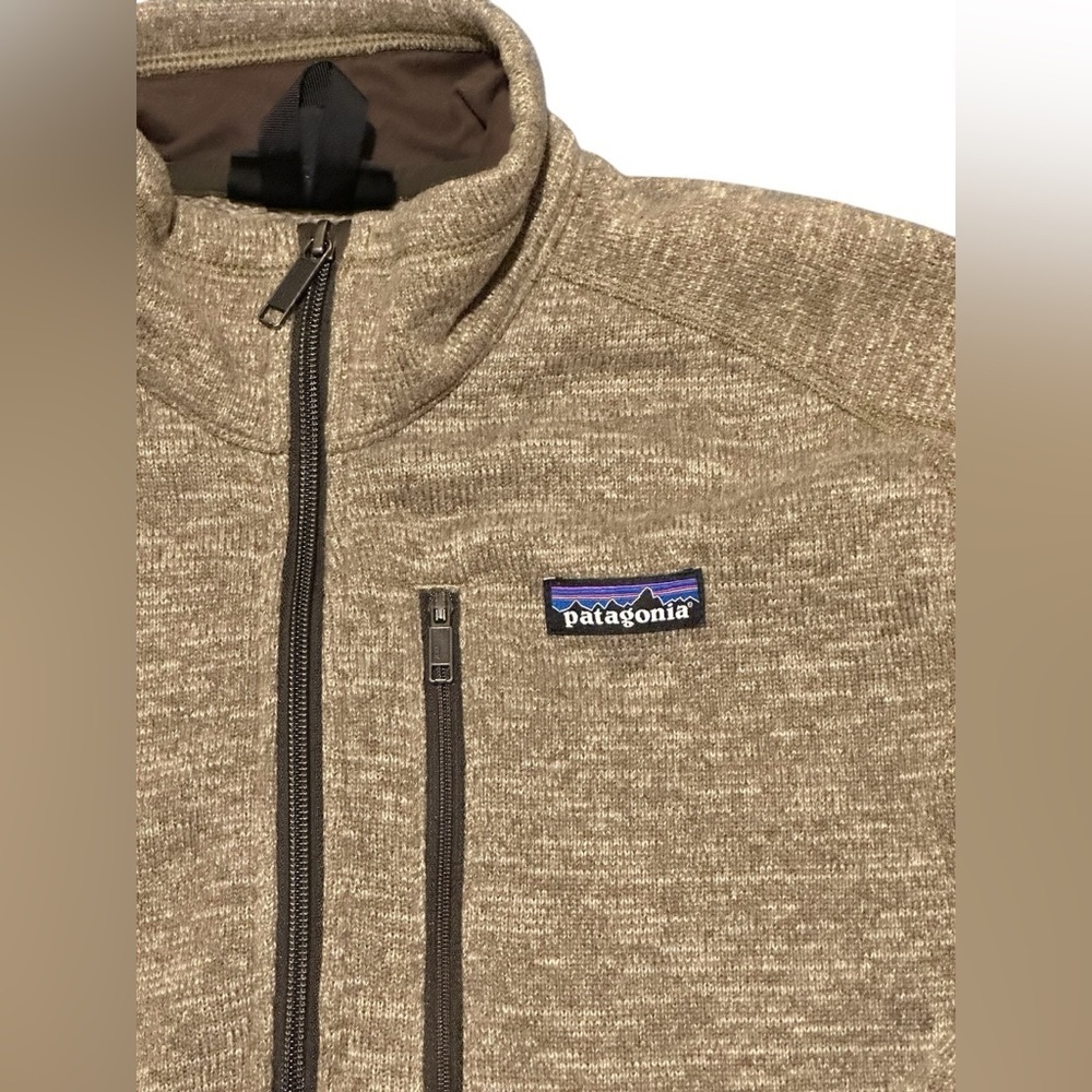 Patagonia Men's Better Sweater 1/4 Zip Fleece Pale Khaki Size Meduim - Picture 5 of 16